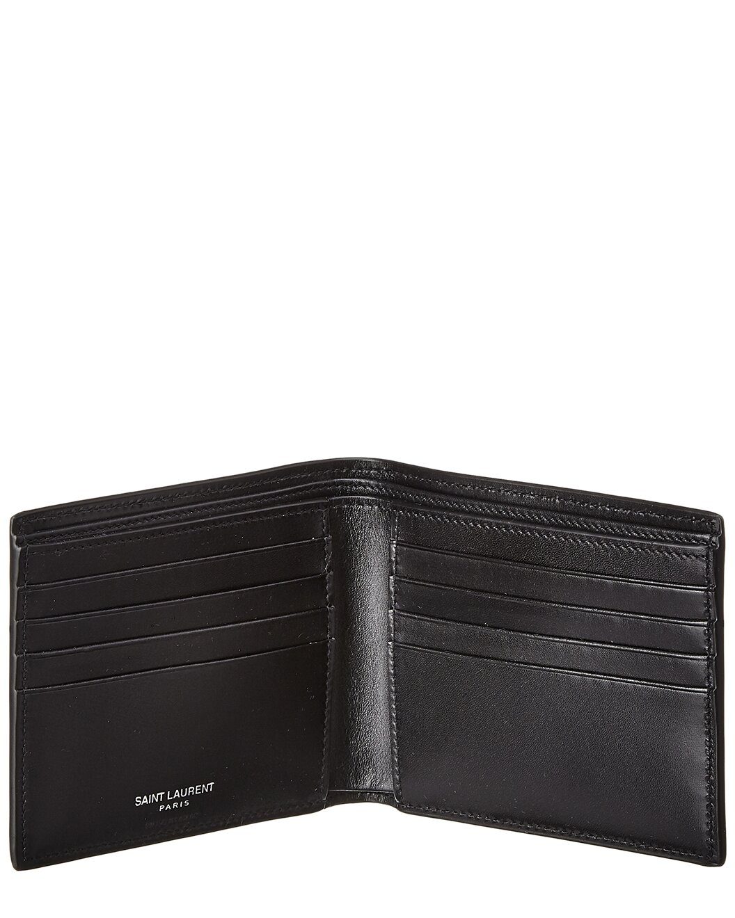 Saint Laurent Monogram Leather Wallet - 3