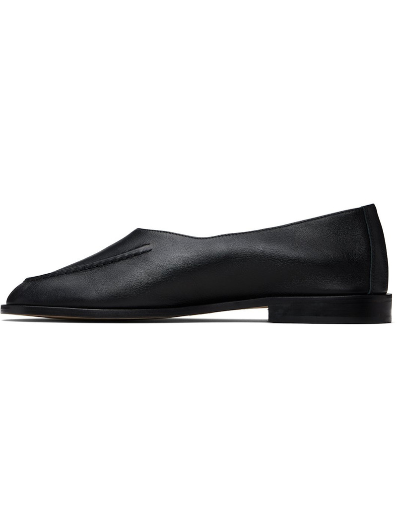 HEREU Black Juliol Winter Loafers outlook