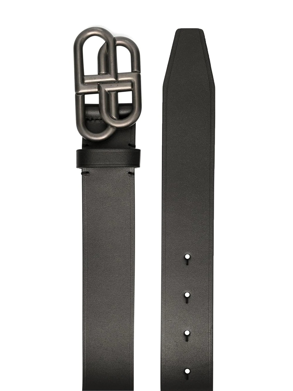 BB logo-buckle belt - 2