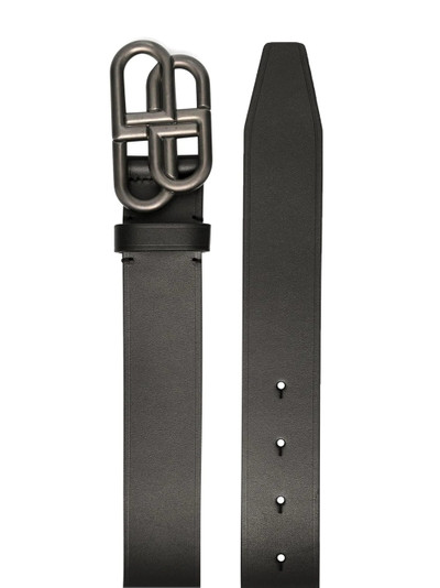 BALENCIAGA BB logo-buckle belt outlook