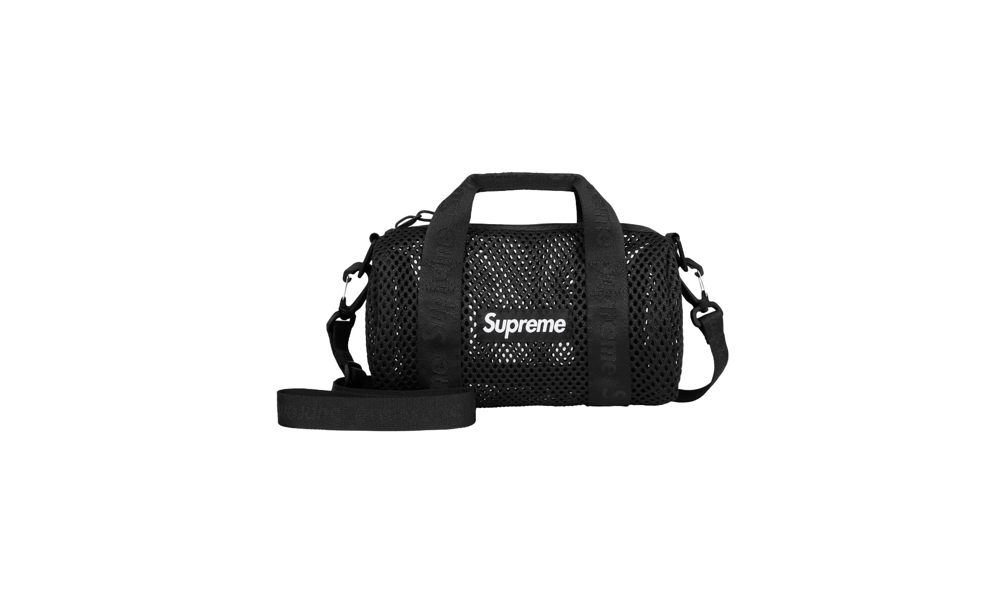 Mesh Mini Duffle Bag "SS 25 - Black" - 3