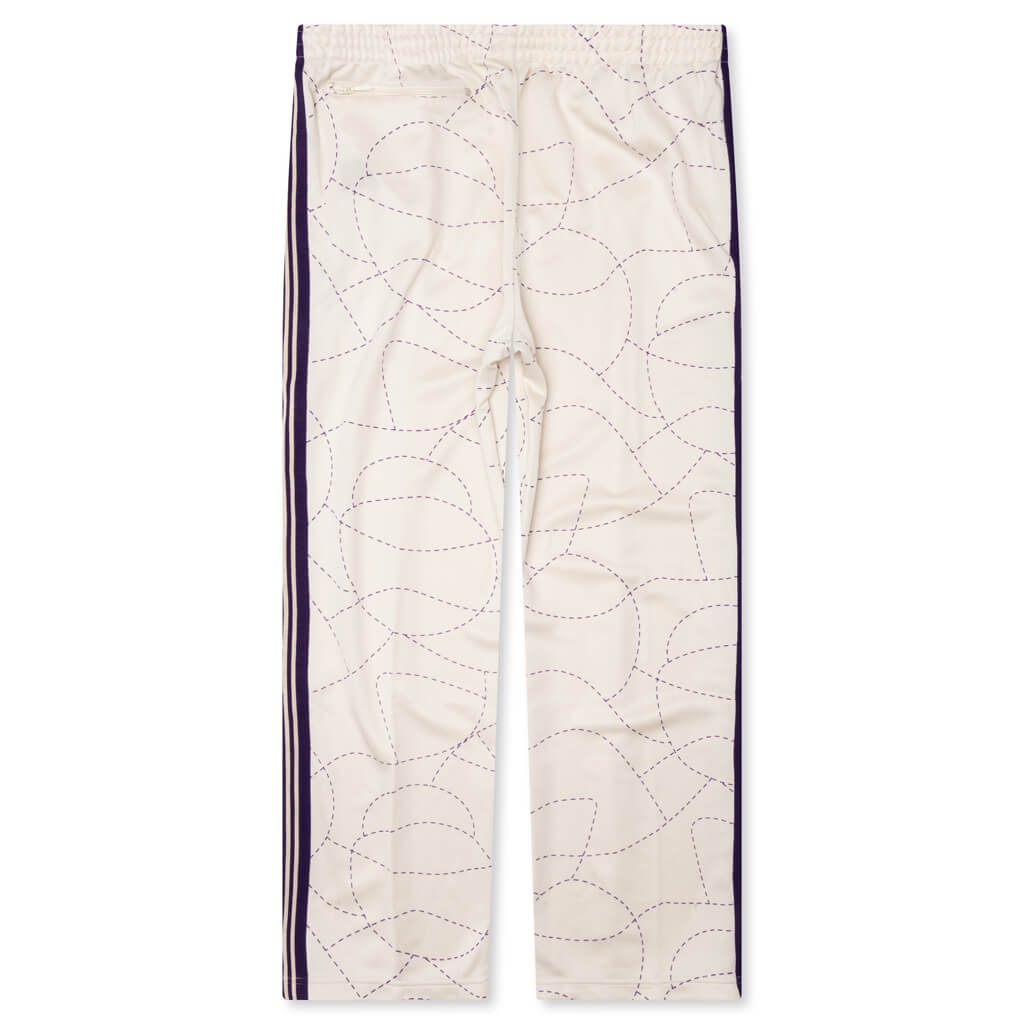 NEEDLES X DC SHOES TRACK PANT POLY SMOOTH - IVORY - 2