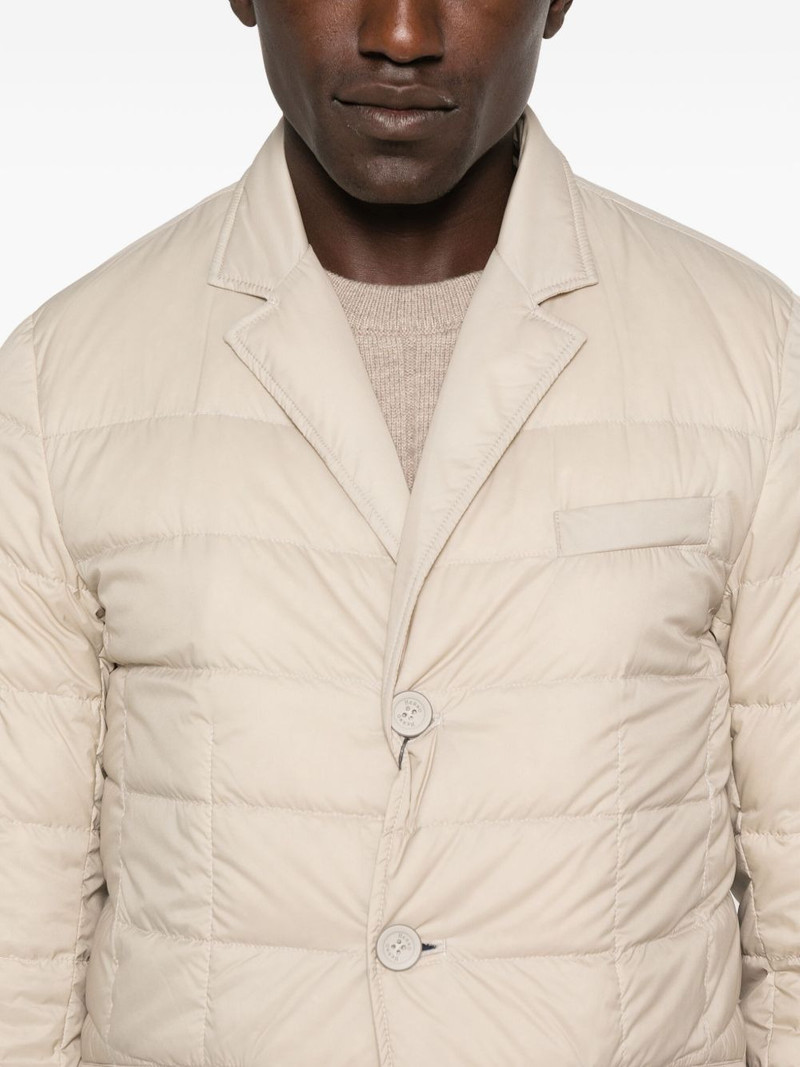 quilted button-fastening jacket 6
