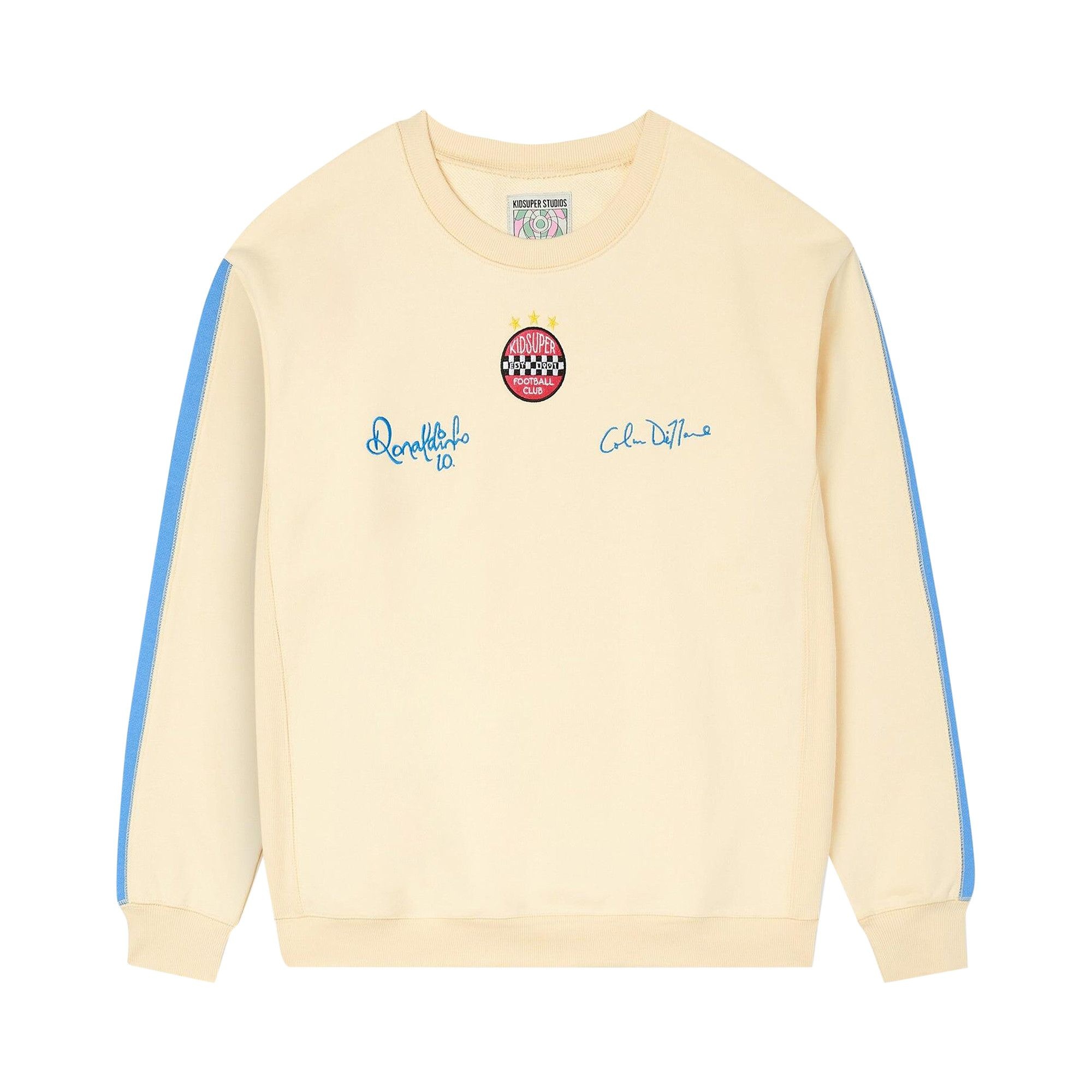 KidSuper x Ronaldinho Crewneck Sweatshirt 'Cream' - 1