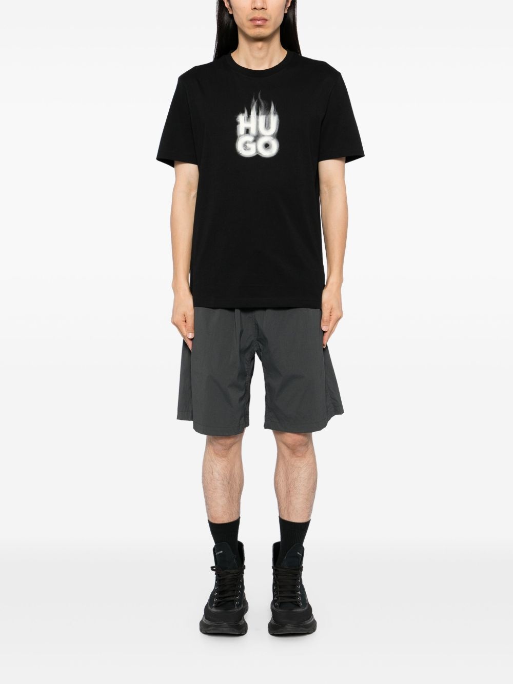 logo print T-shirt - 2