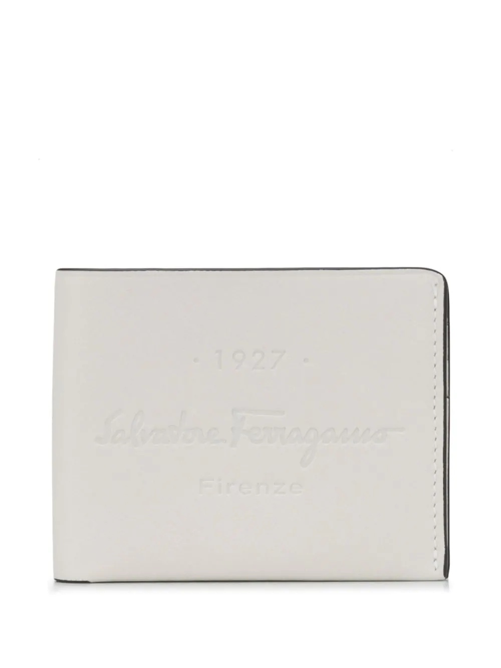 logo-debossed leather wallet - 1