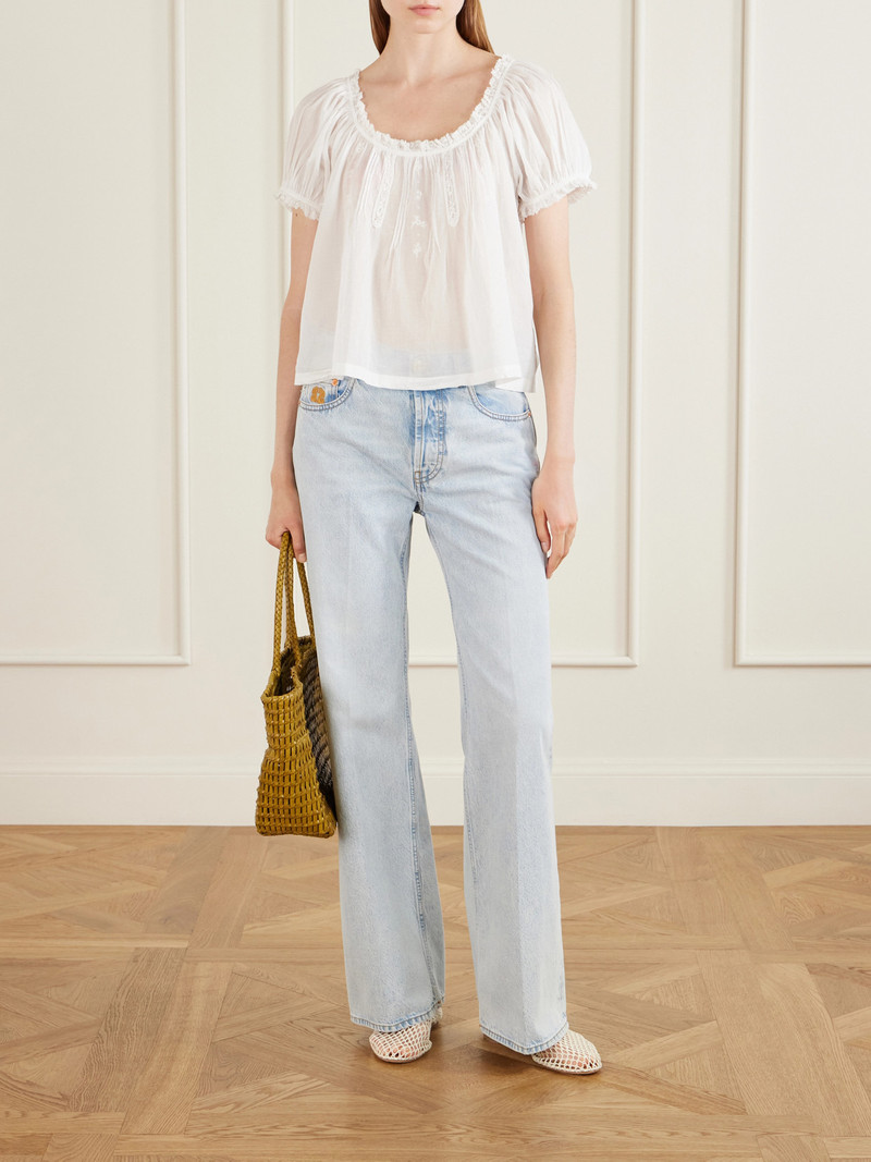 DÔEN Frederica Organic Cotton-voile Blouse outlook