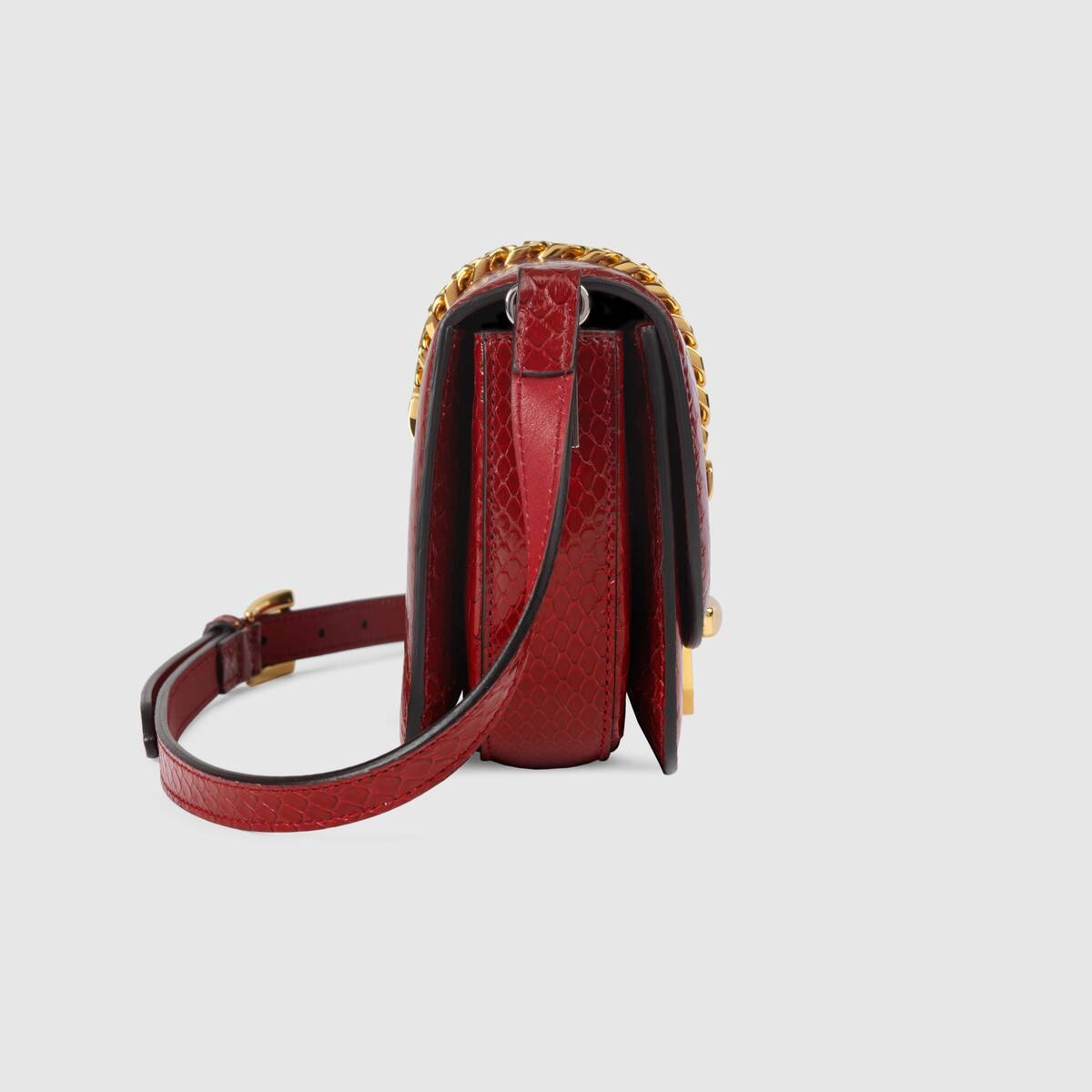 Sylvie 1969 python mini shoulder bag - 4