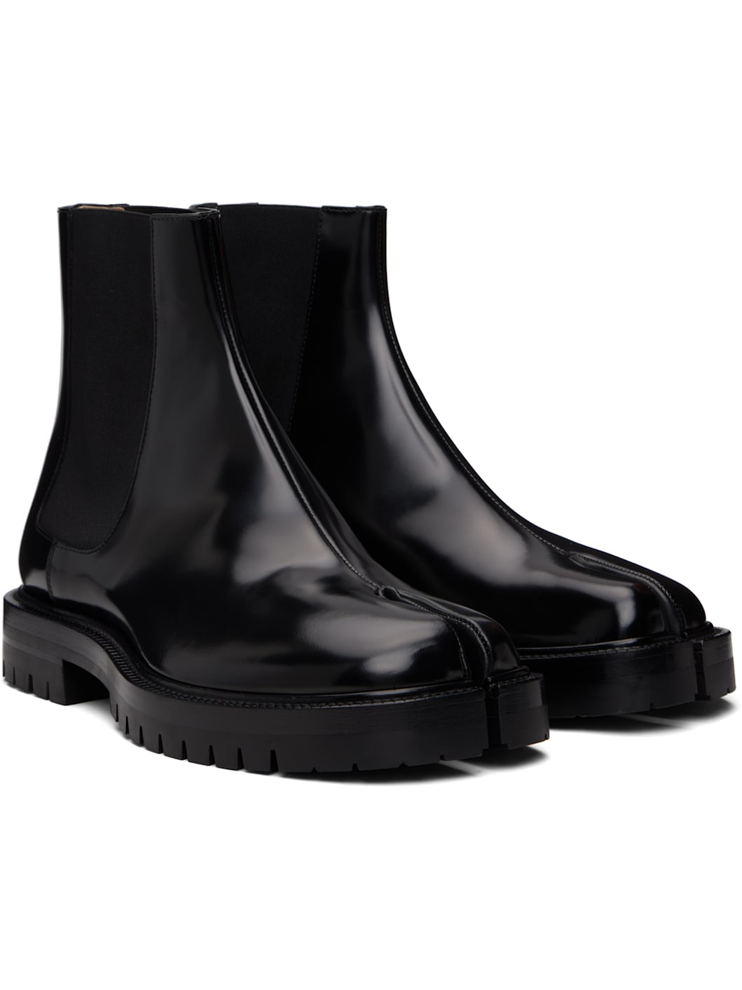 Black Tabi Chelsea Boots - 4
