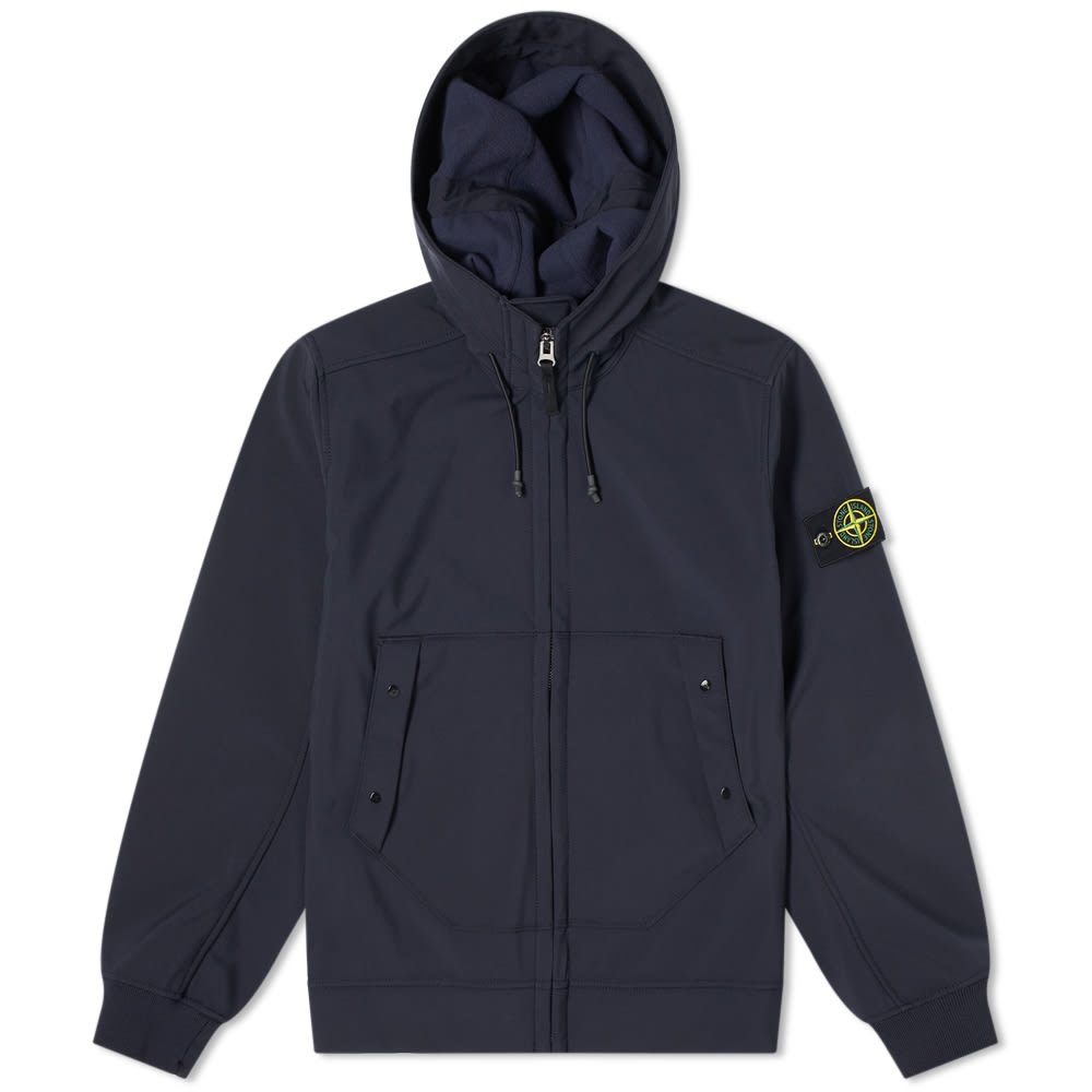 Stone Island Hooded Softshell Jacket - 1