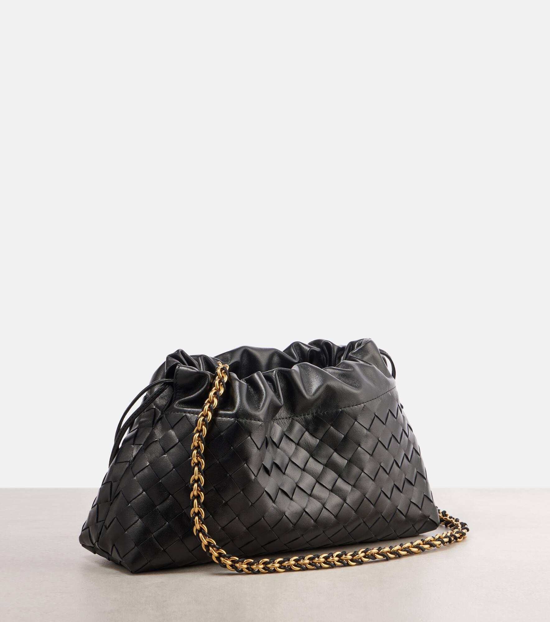 Soirée Medium Intrecciato leather clutch - 4