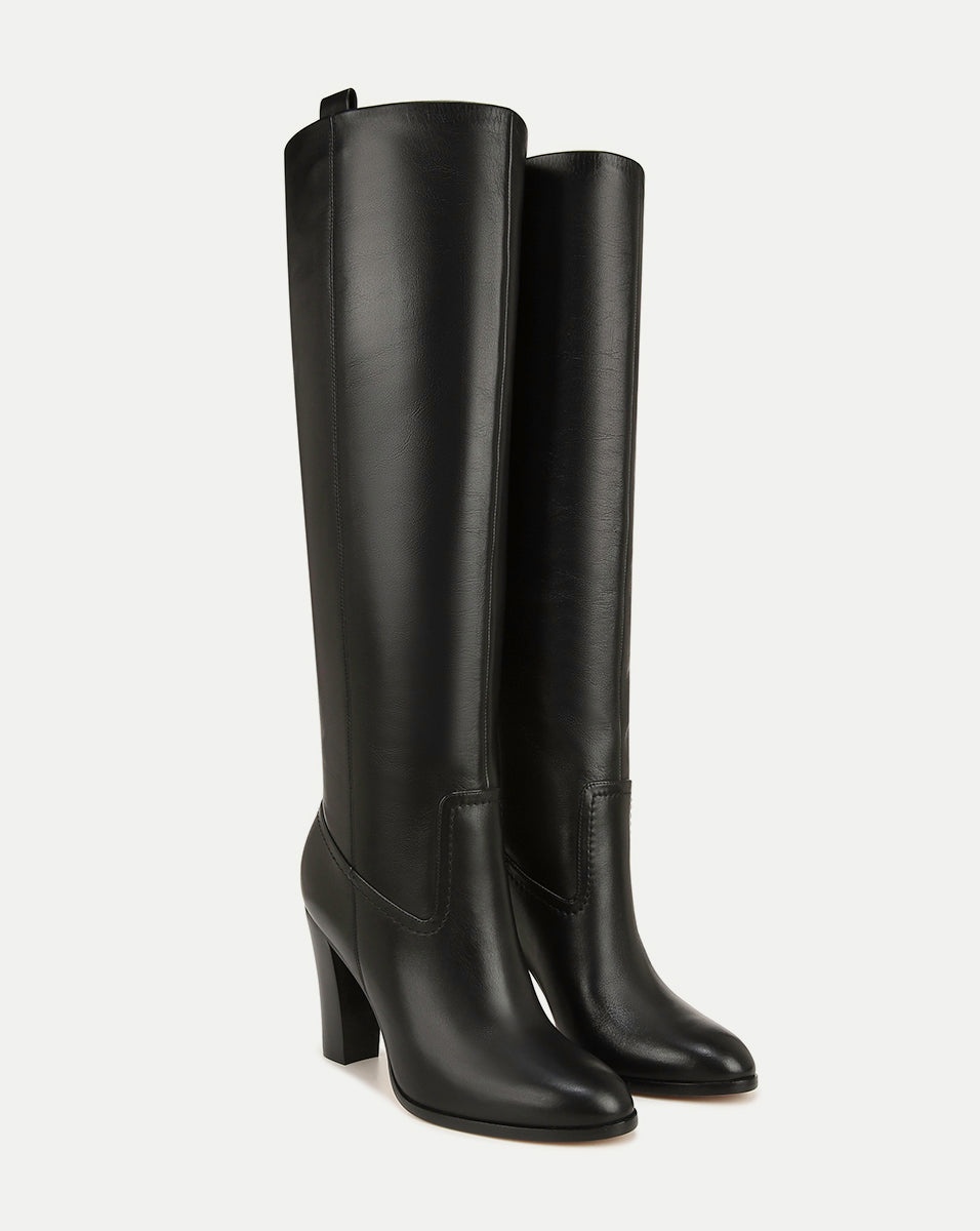 VESPER LEATHER KNEE-HIGH BOOT - 6
