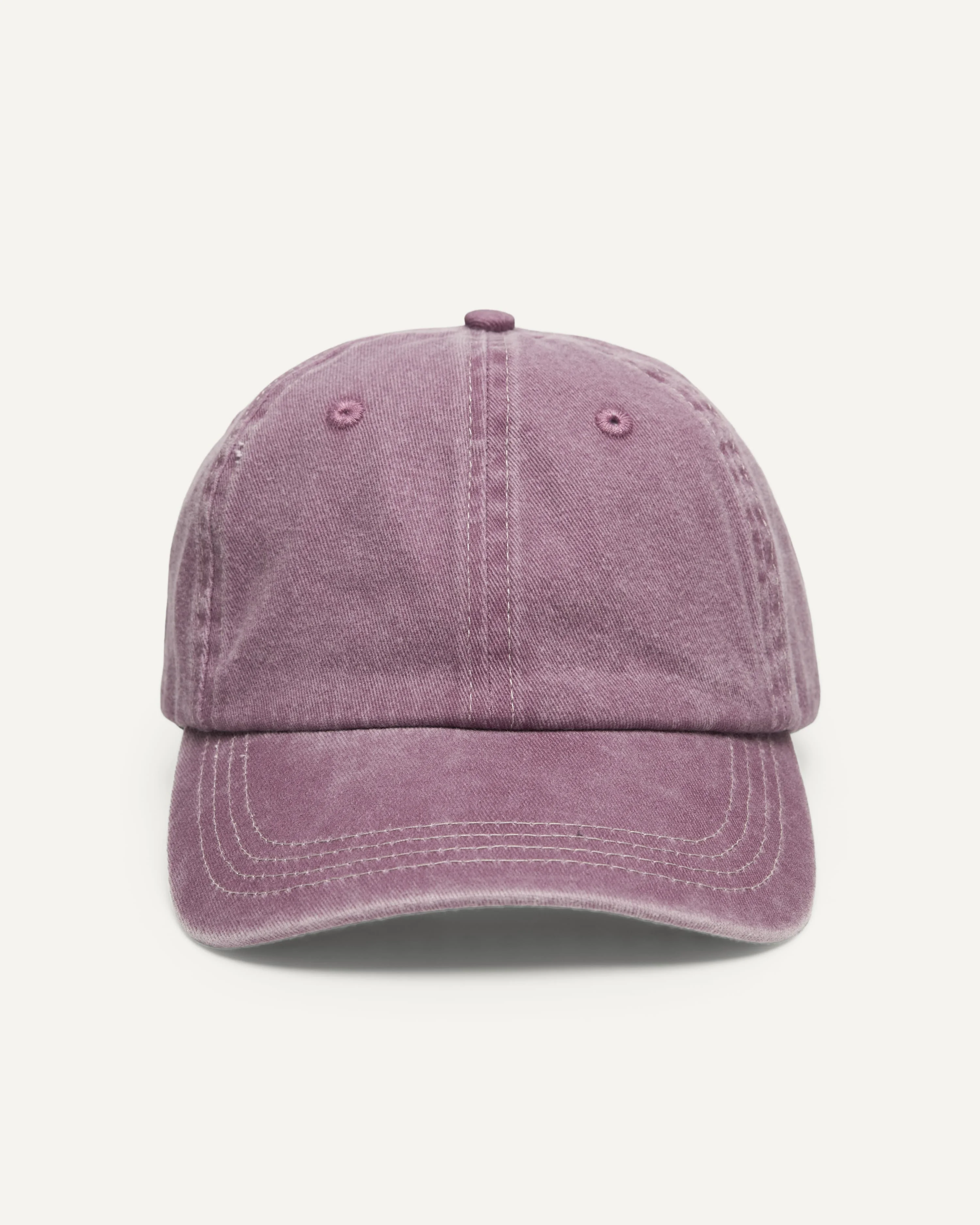 GARMENT WASHED CAP - PURPLE - 1