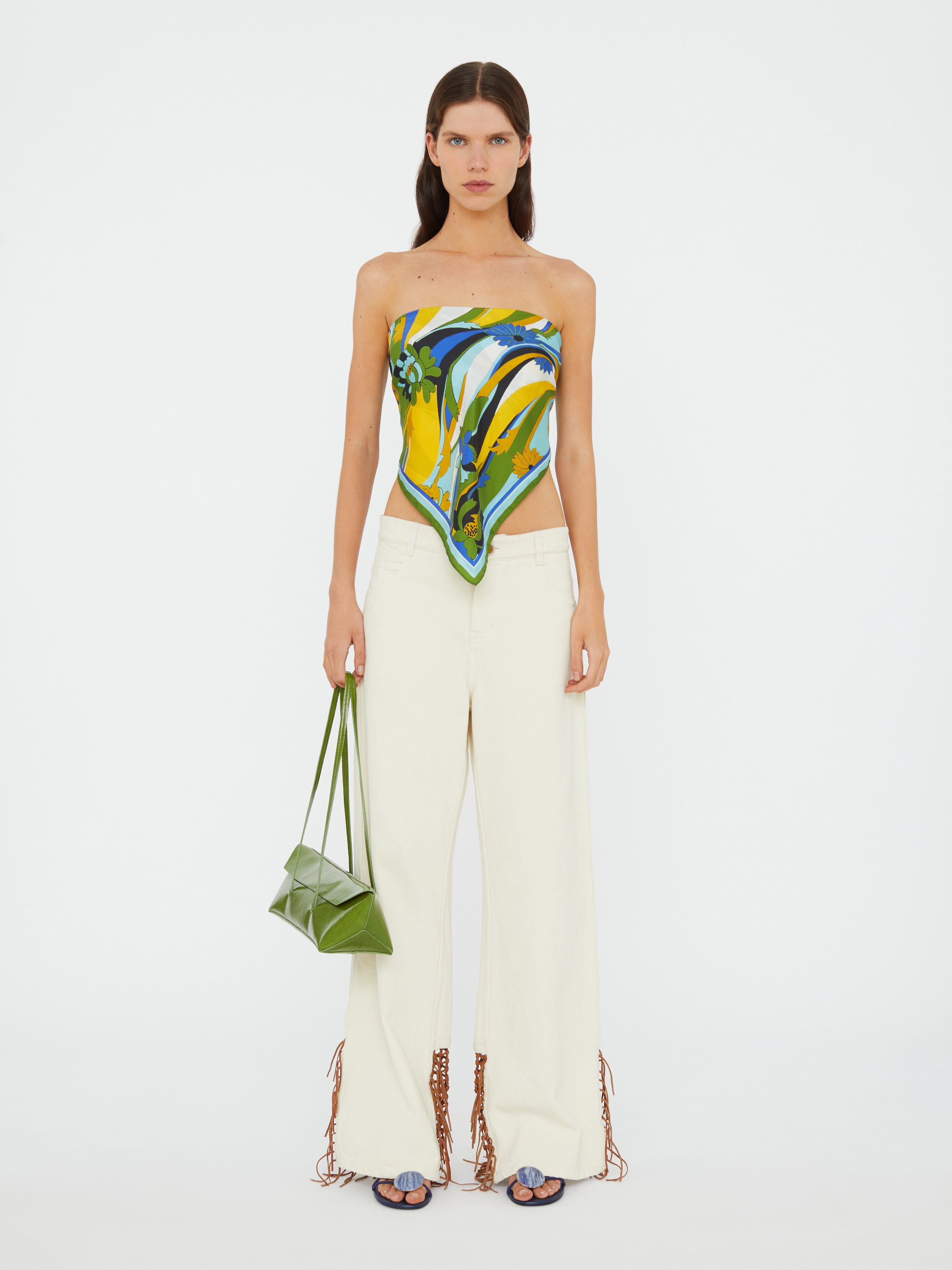 Acidic Floral Silk Scarf - 3