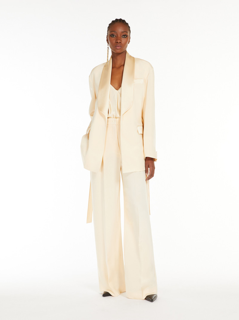 Max Mara KLAUS Crêpe de Chine trousers outlook