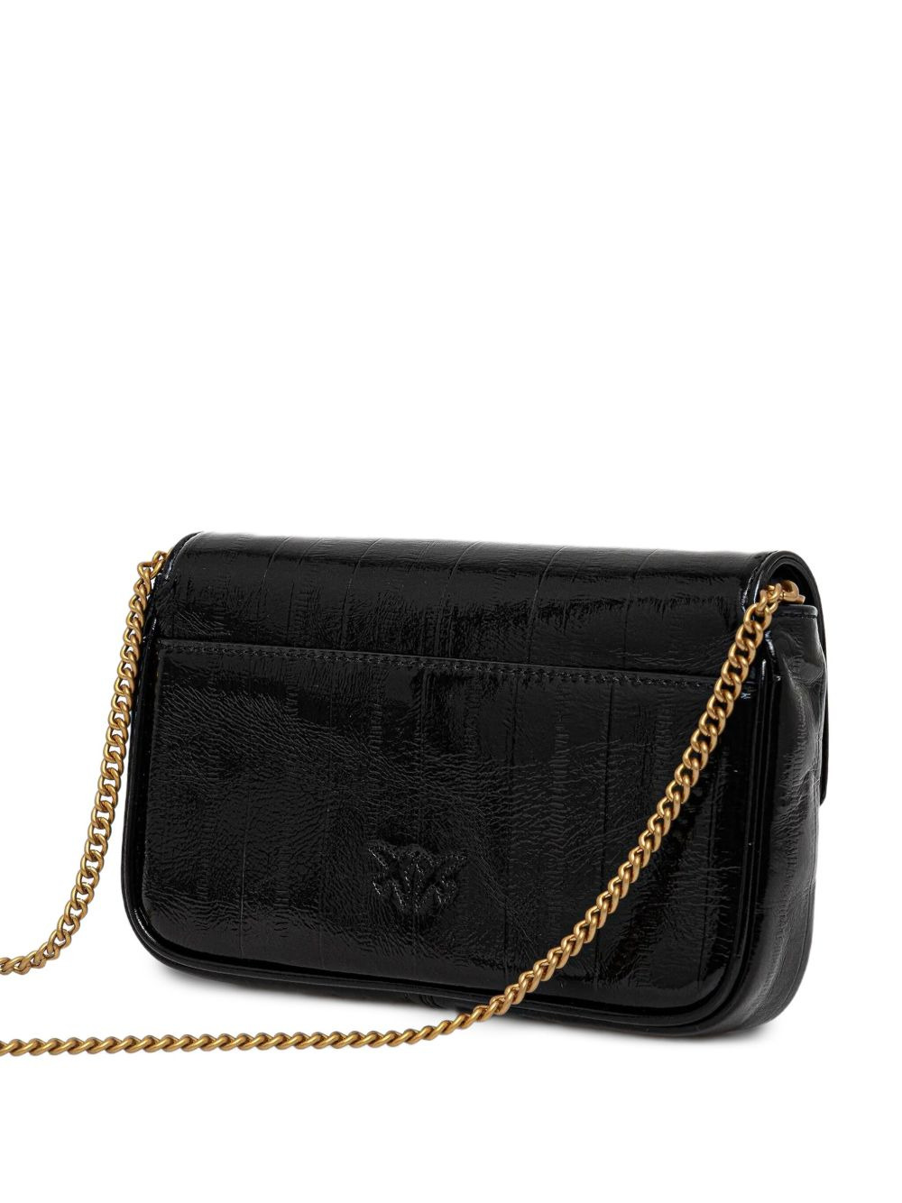 mini logo leather cross-body bag - 2