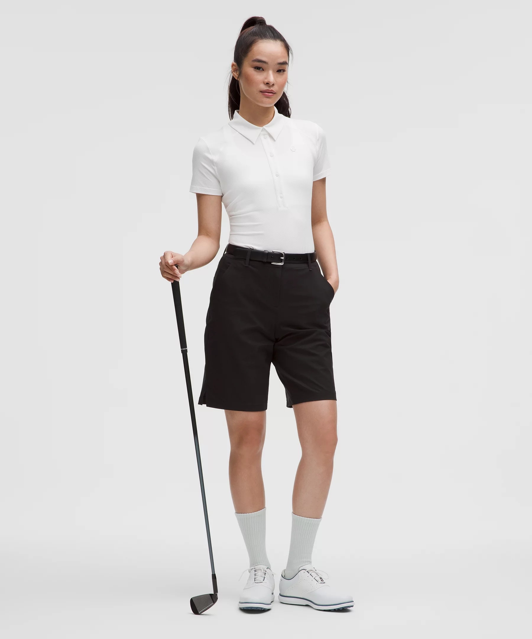 Stretch Twill Bermuda Golf Short 10" - 1