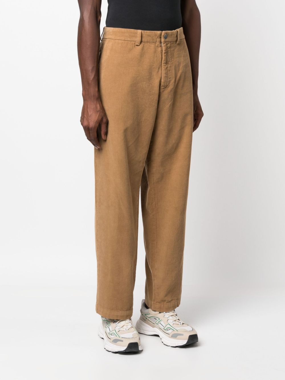 corduroy straight-leg trousers - 3