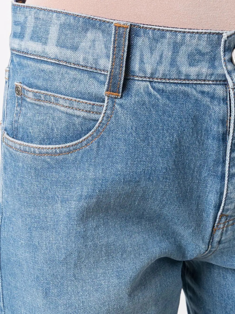 Salt & Pepper Logo slim-cut jeans - 5