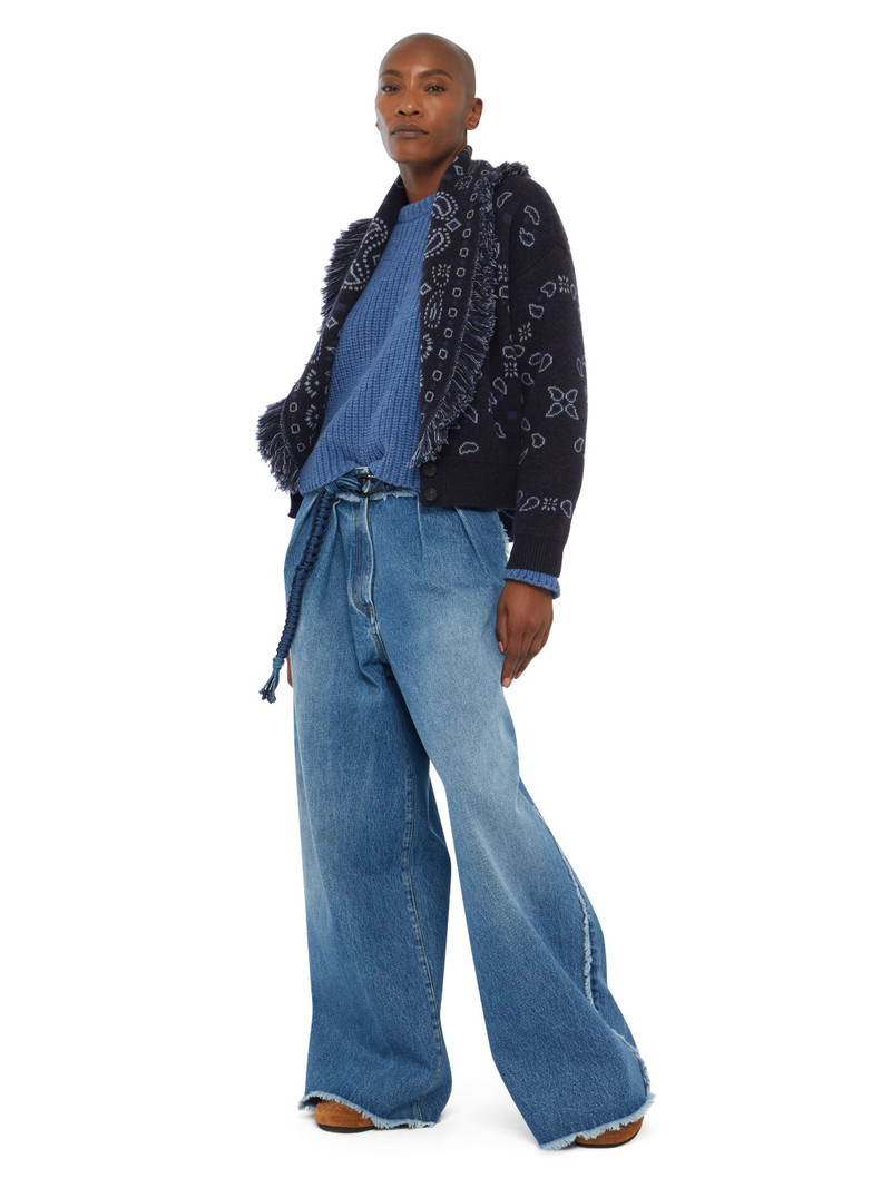 Alanui Bandana Jacquard Cardi-Bomber outlook
