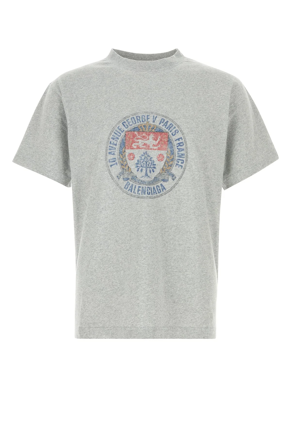 Grey cotton t-shirt - 1