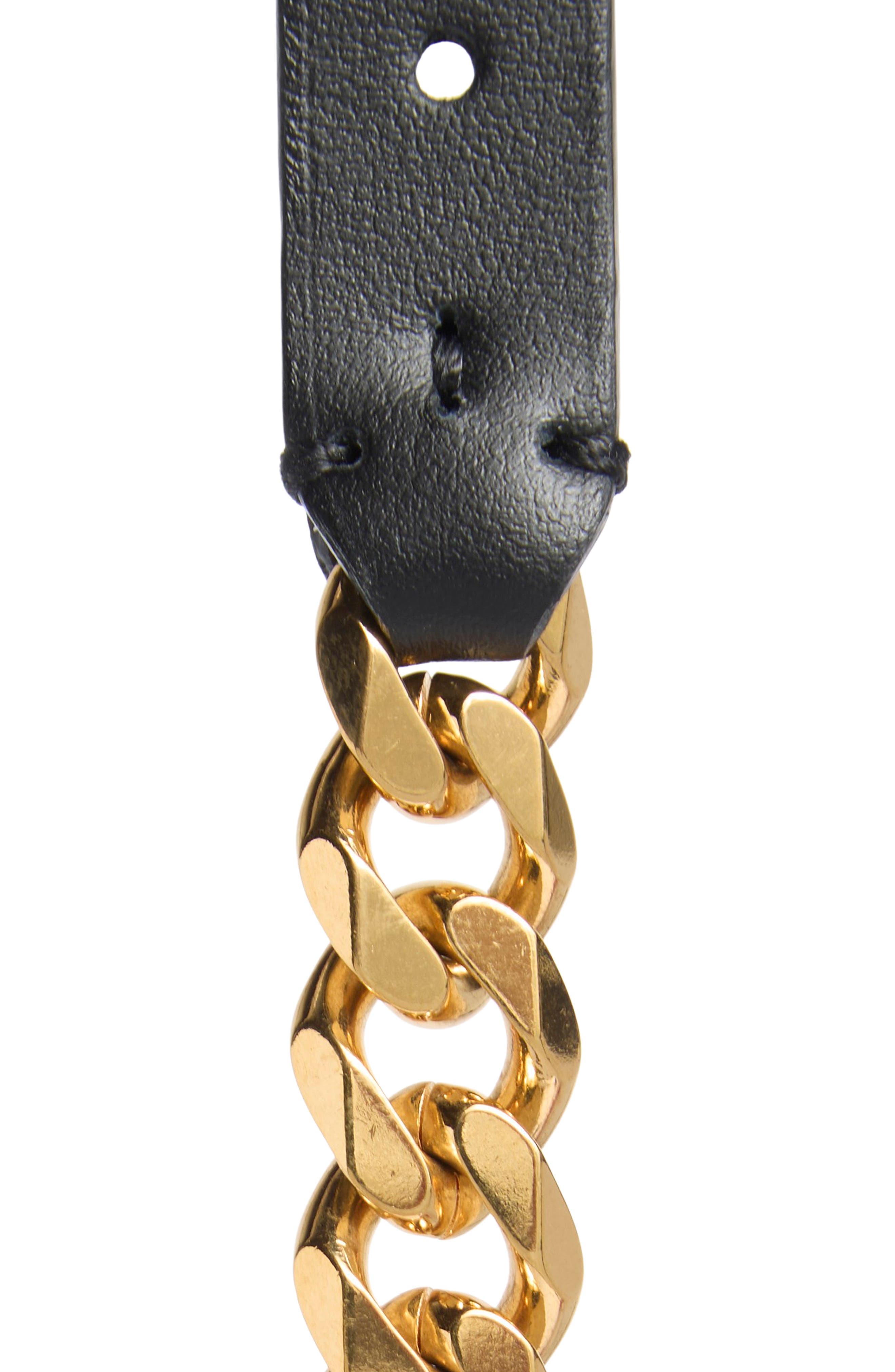 Nili Lotan Nicolette Chain Belt in Black at Nordstrom - 2