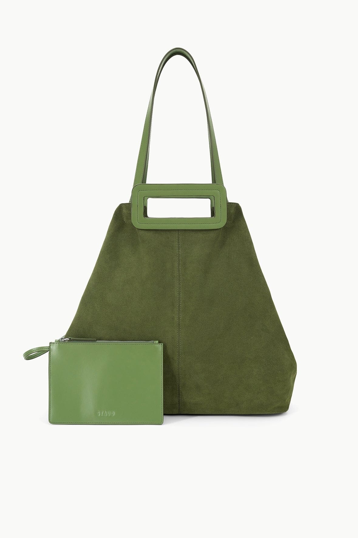 STAUD GRANDE TOTE BAG AVOCADO - 3