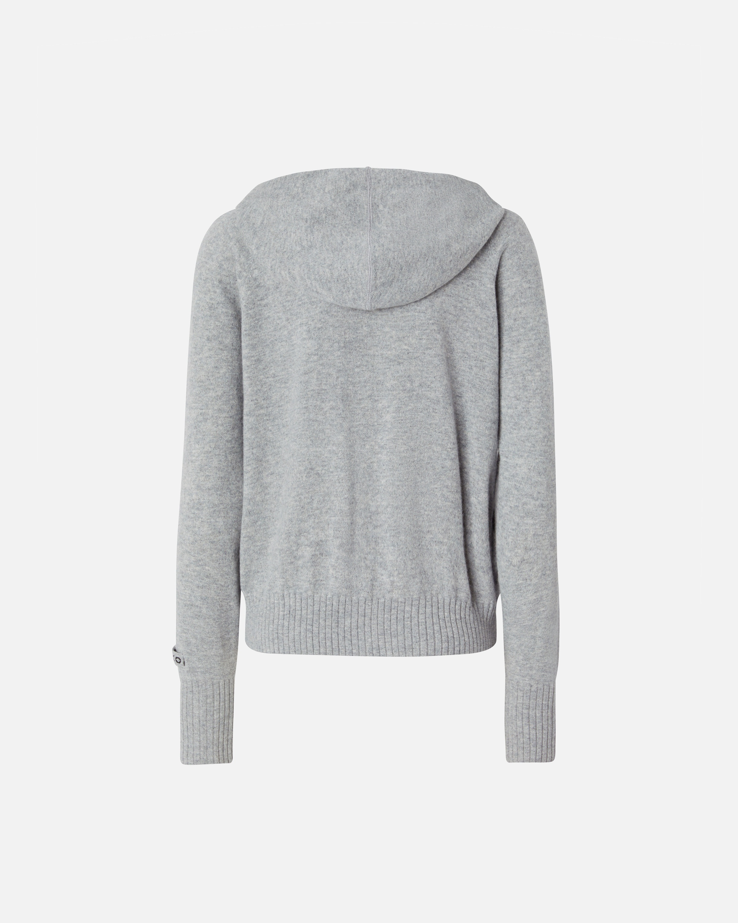 CASHMERE-BLEND HOODIE WITH ZIP - 6