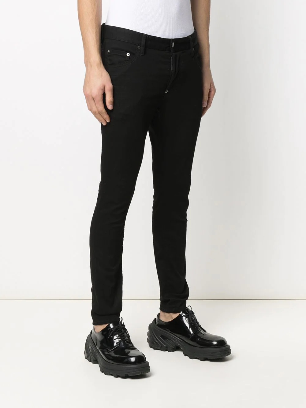 low-rise skinny jeans - 3