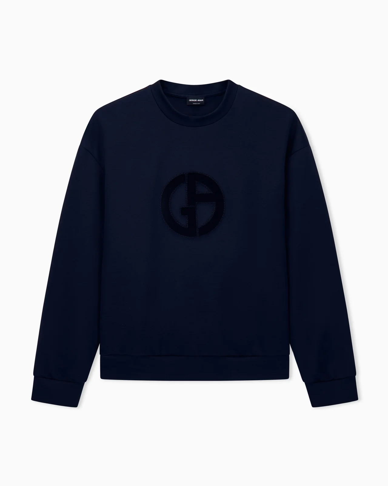 SWEATSHIRT WITH REGULAR FIT IN MICROMODAL DOUBLE JERSEY - 1