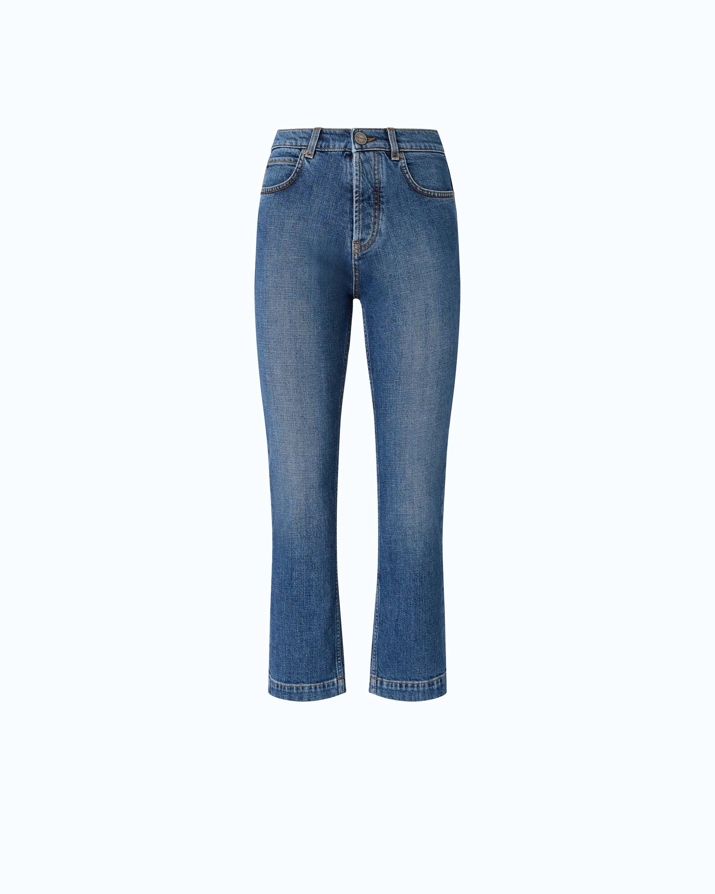 SLIM-FIT CROPPED JEANS - 1