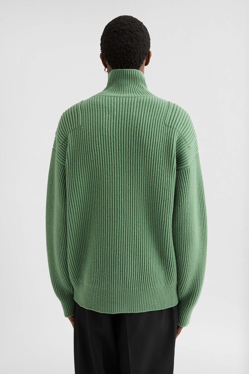 Wool Zip-Up Cardigan 5