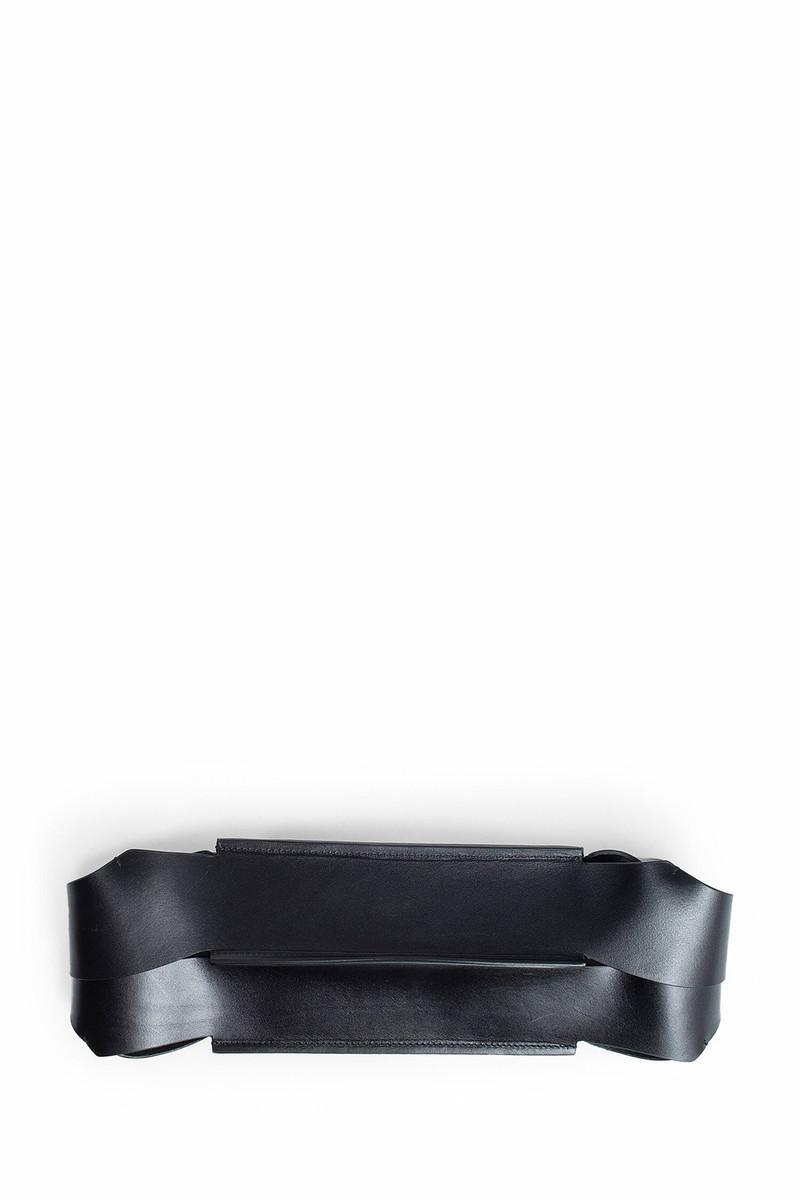 ANN DEMEULEMEESTER UNISEX BLACK BELTS 1