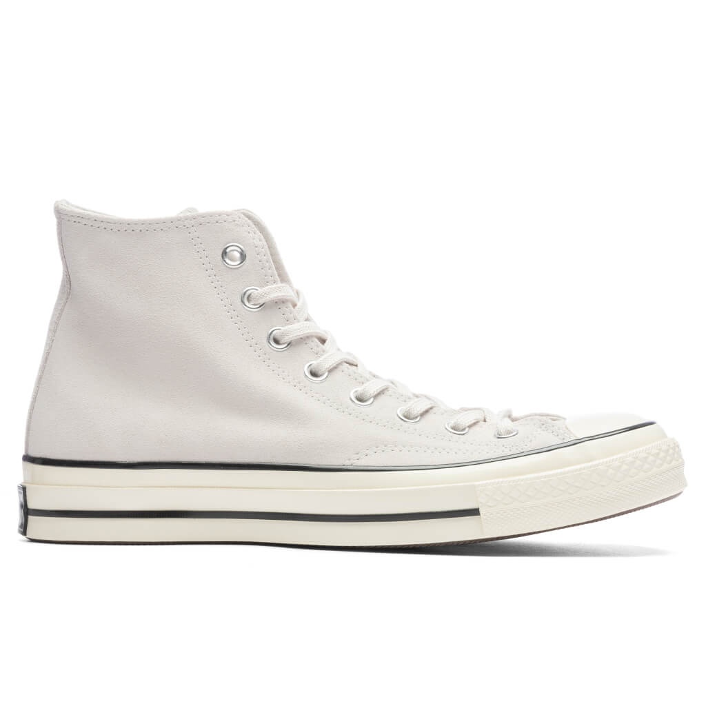 CONVERSE CHUCK 70 SUEDE - PALE PUTTY/EGRET/BLACK - 1