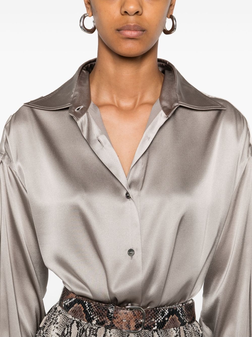 satin shirt - 5