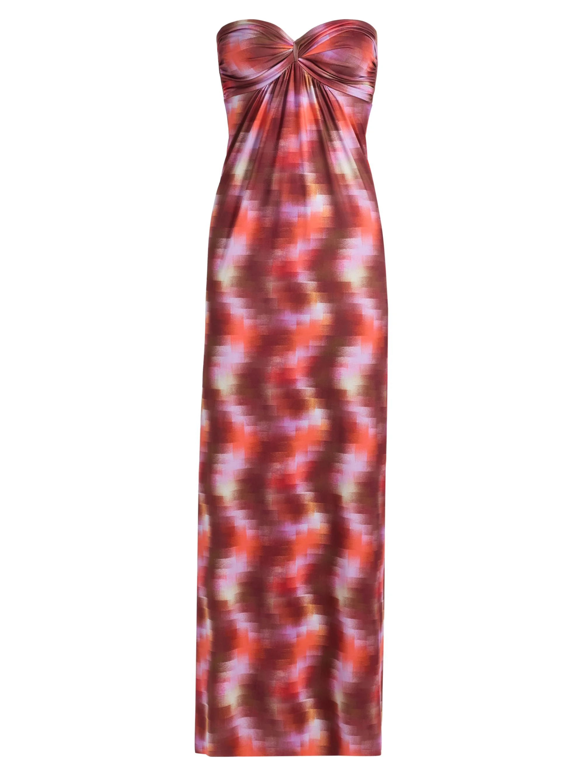 Women's Katrine Strapless Maxi Dress - Pixelated Wave - 1