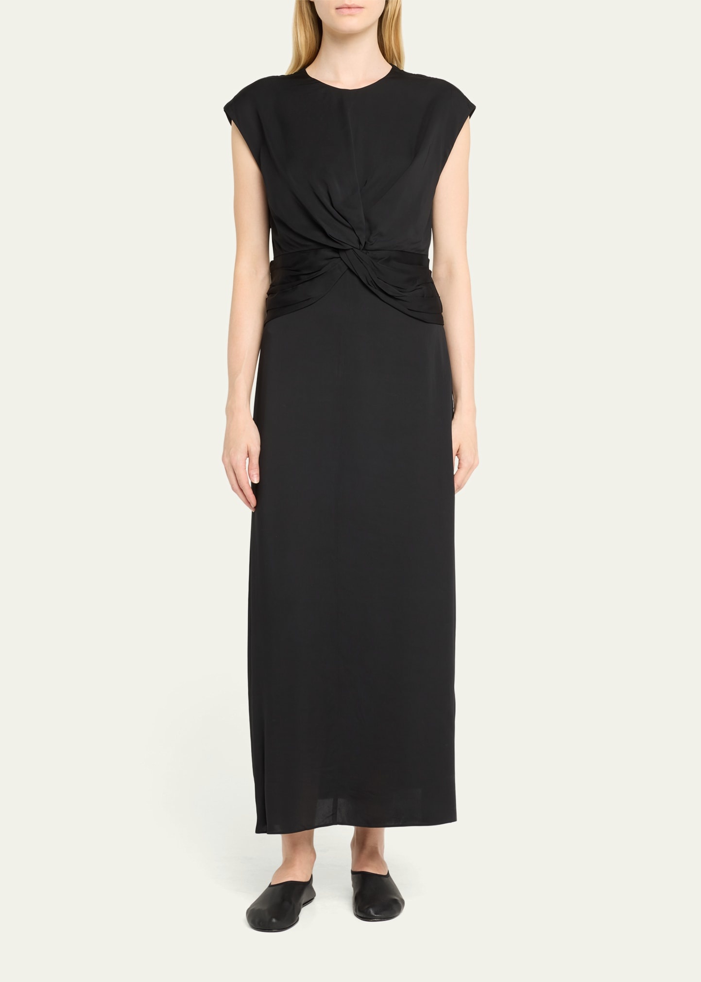 Draped Column Maxi Dress - 2