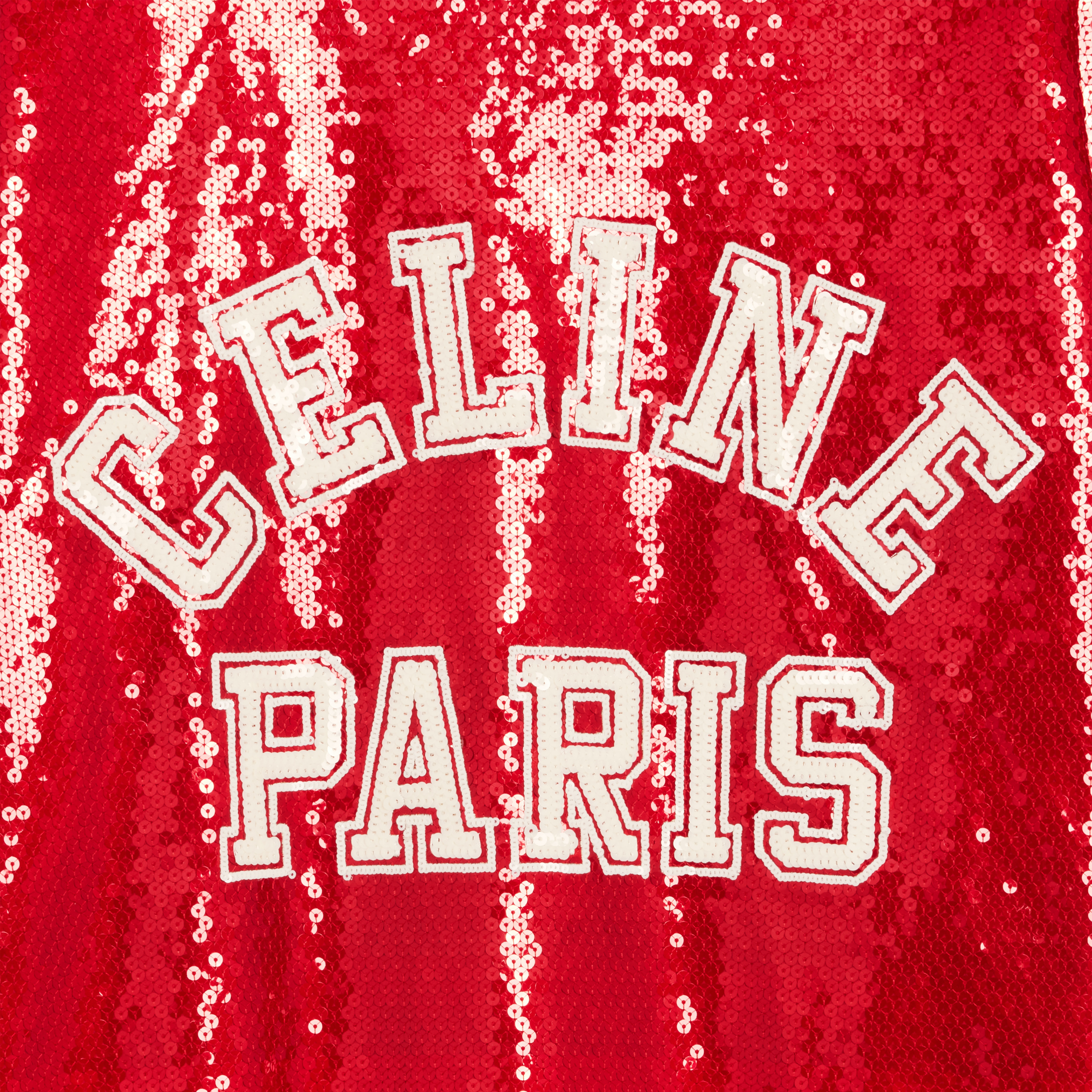 Embroidered Celine T-shirt in Cotton jersey - 4