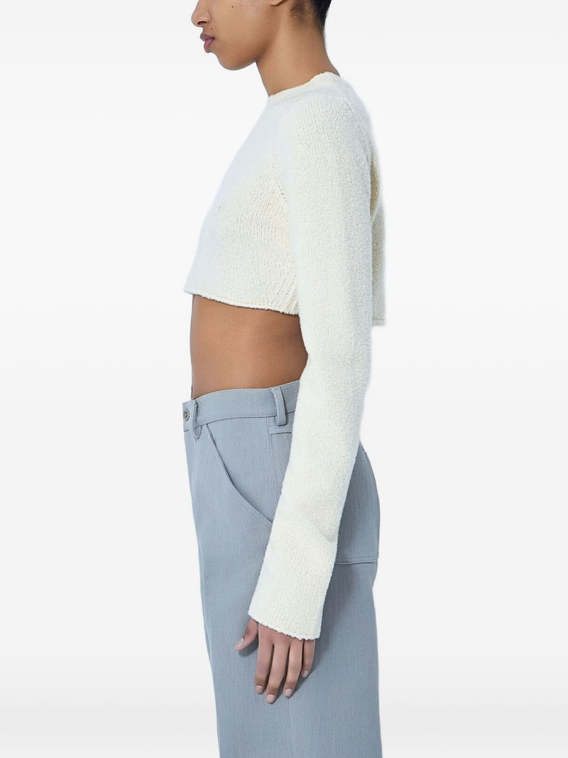 RIER cropped long-sleeve sweater outlook