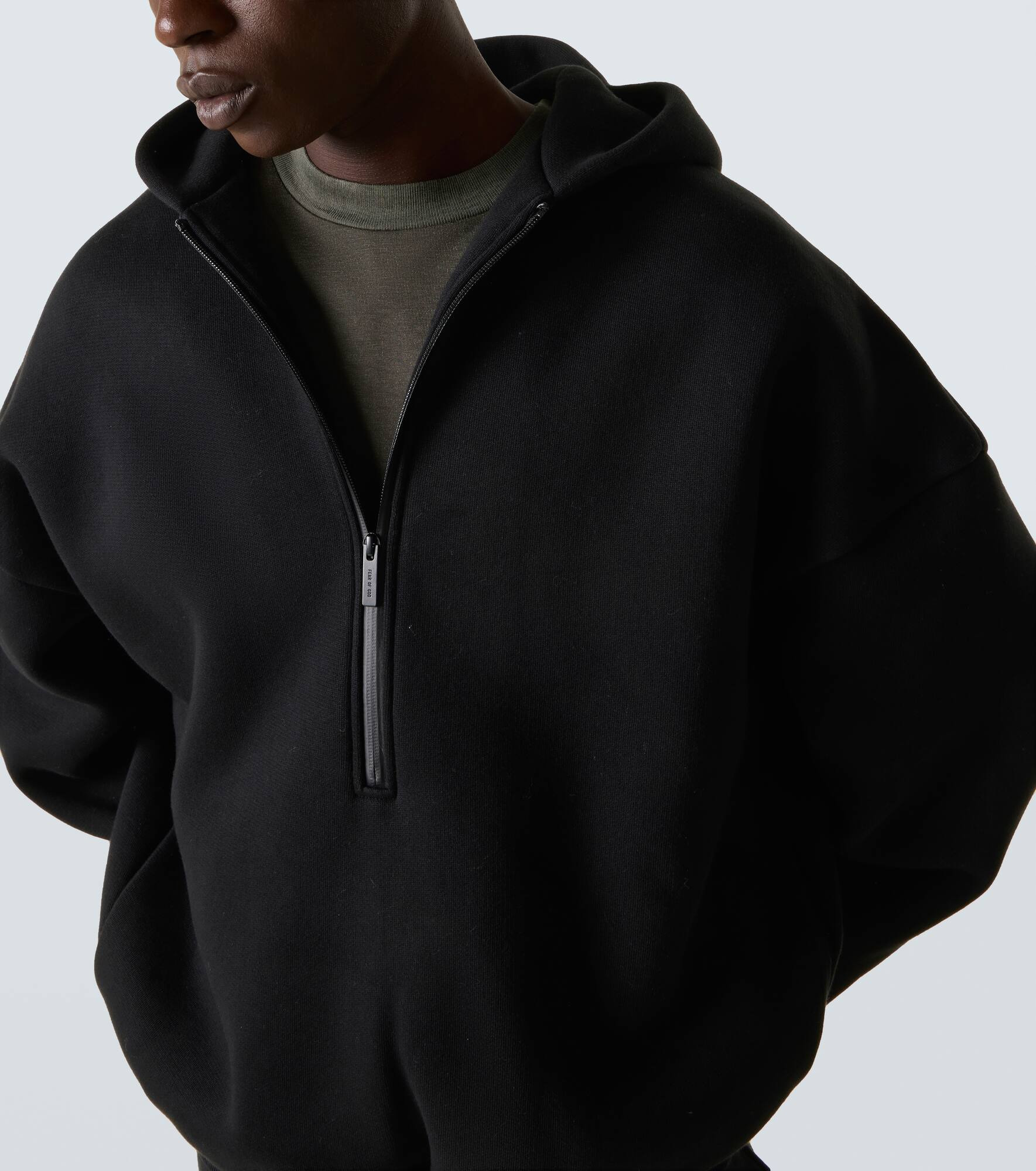 Athletic cotton-blend hoodie - 5