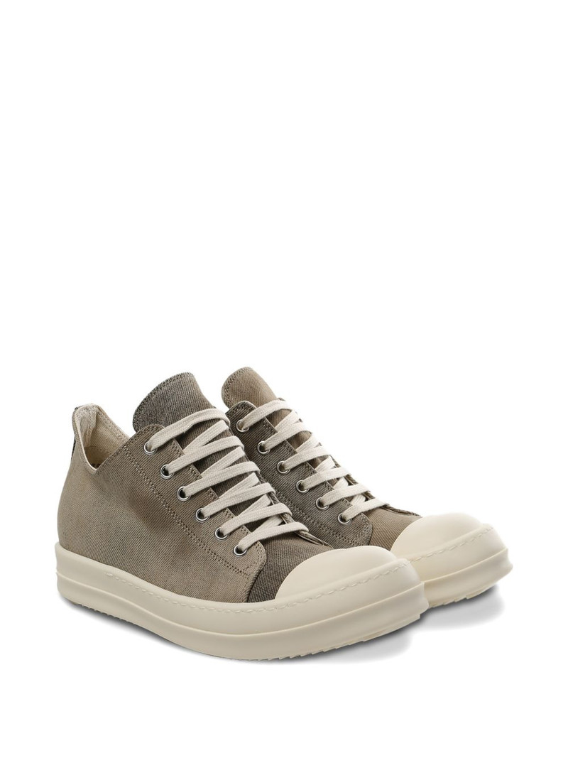 Rick Owens DRKSHDW canvas toe-cap sneakers outlook