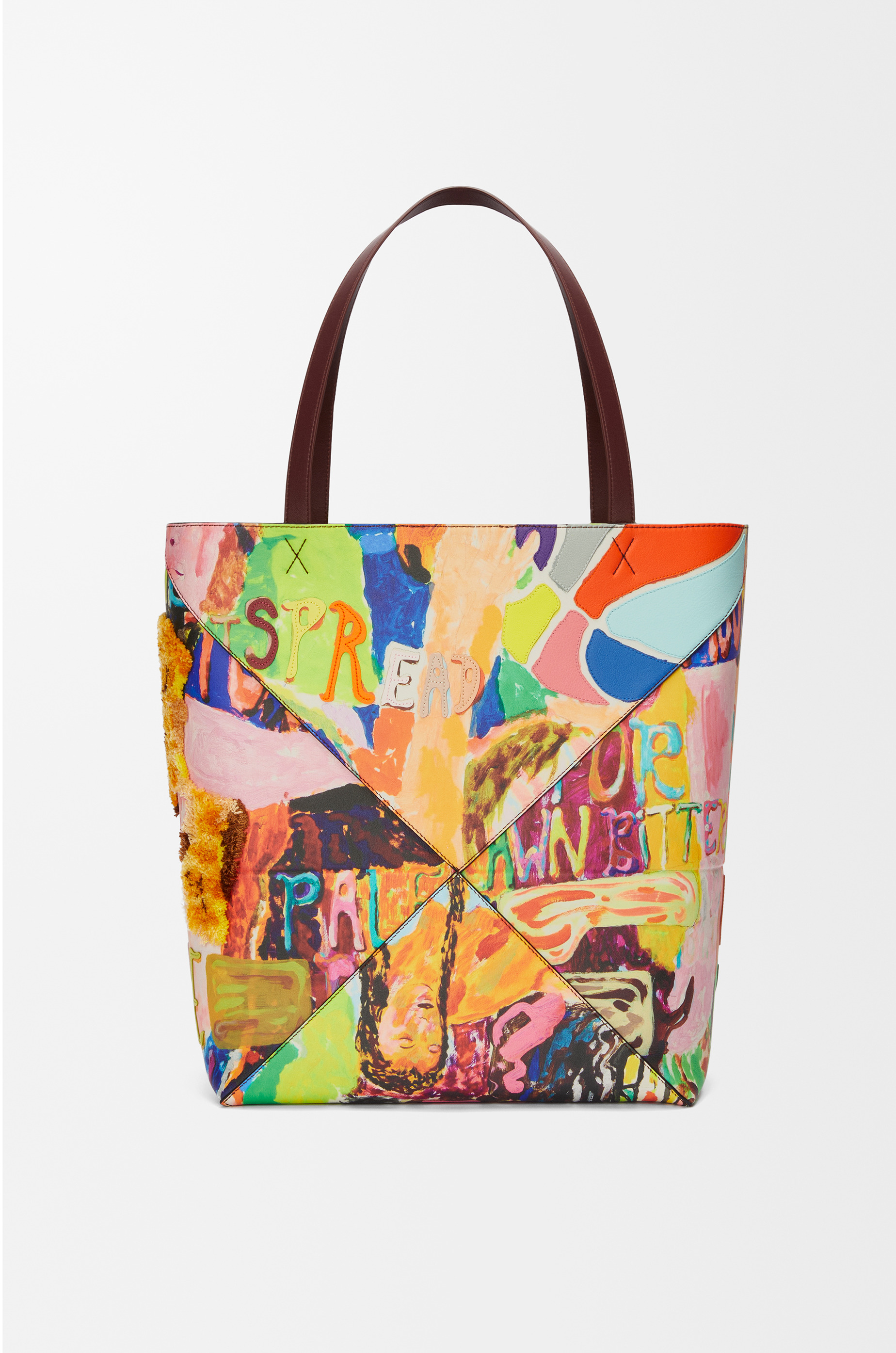 XL Puzzle Fold tote in classic calfskin - 7