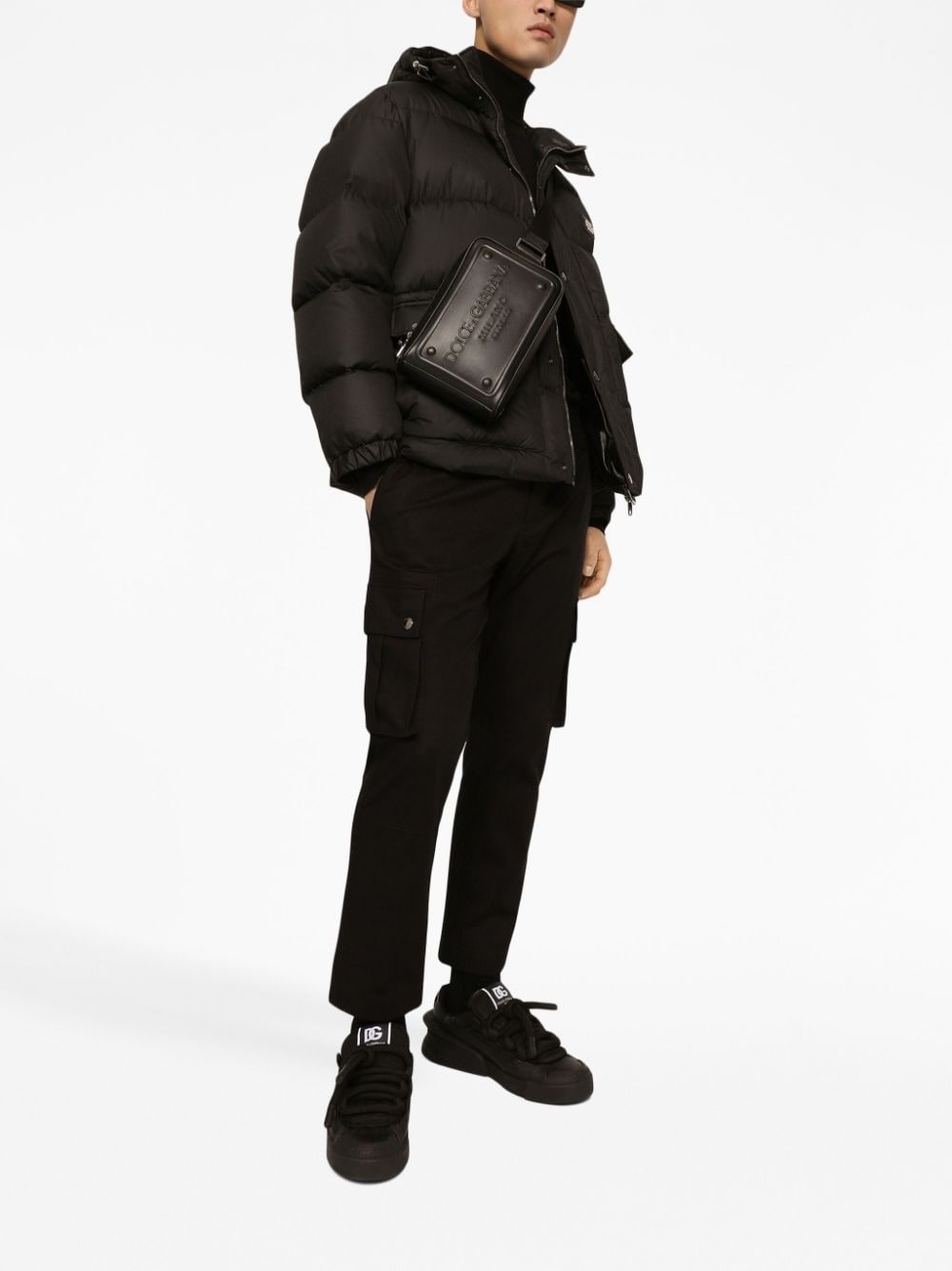 raised-logo belt bag - 2