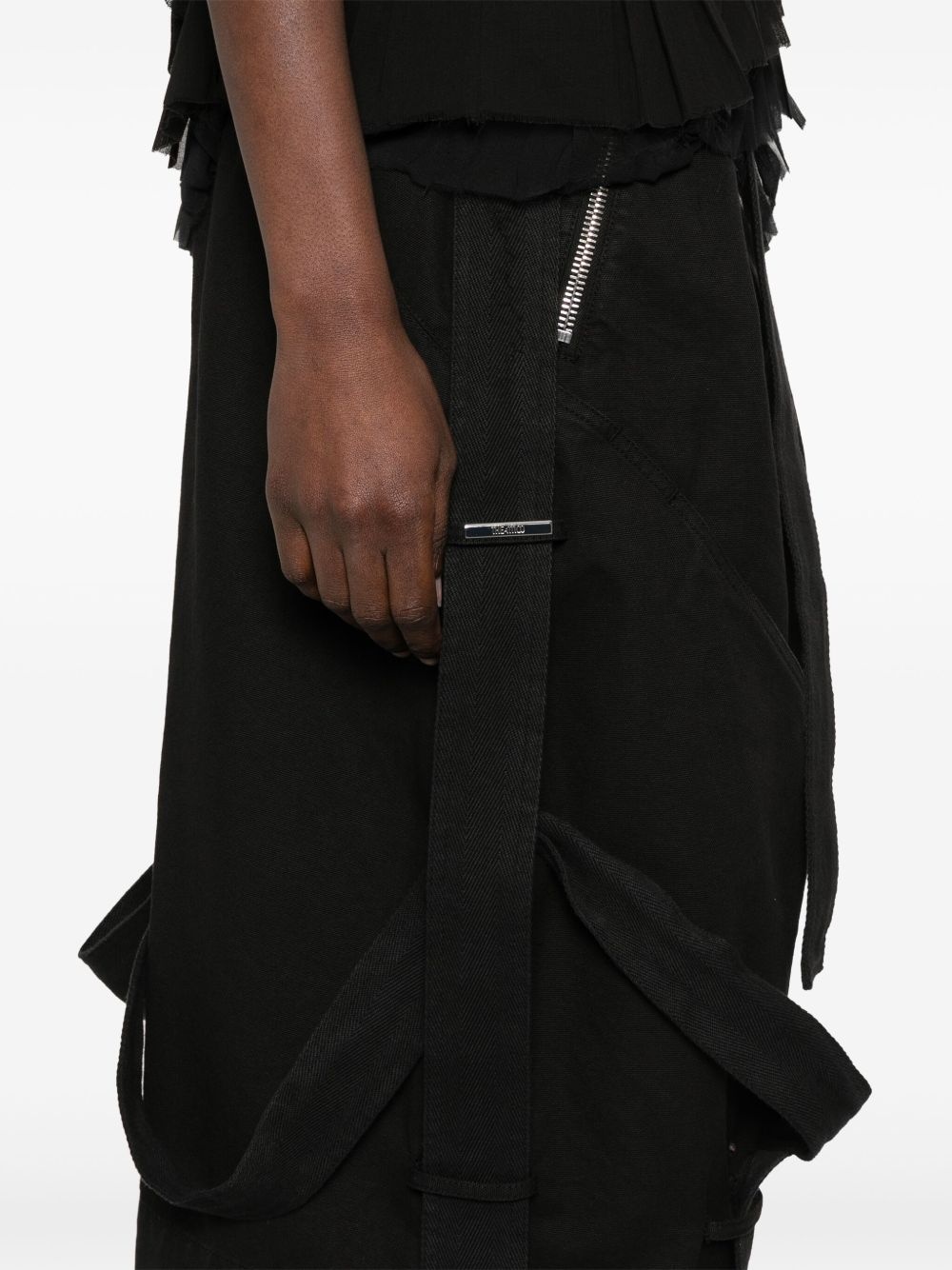 strap-detail shorts - 5
