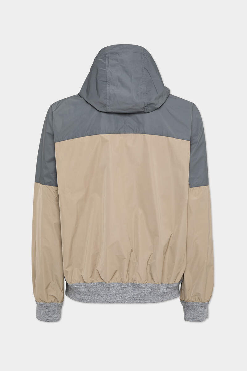 NYLON HOODED BOMBER - 2