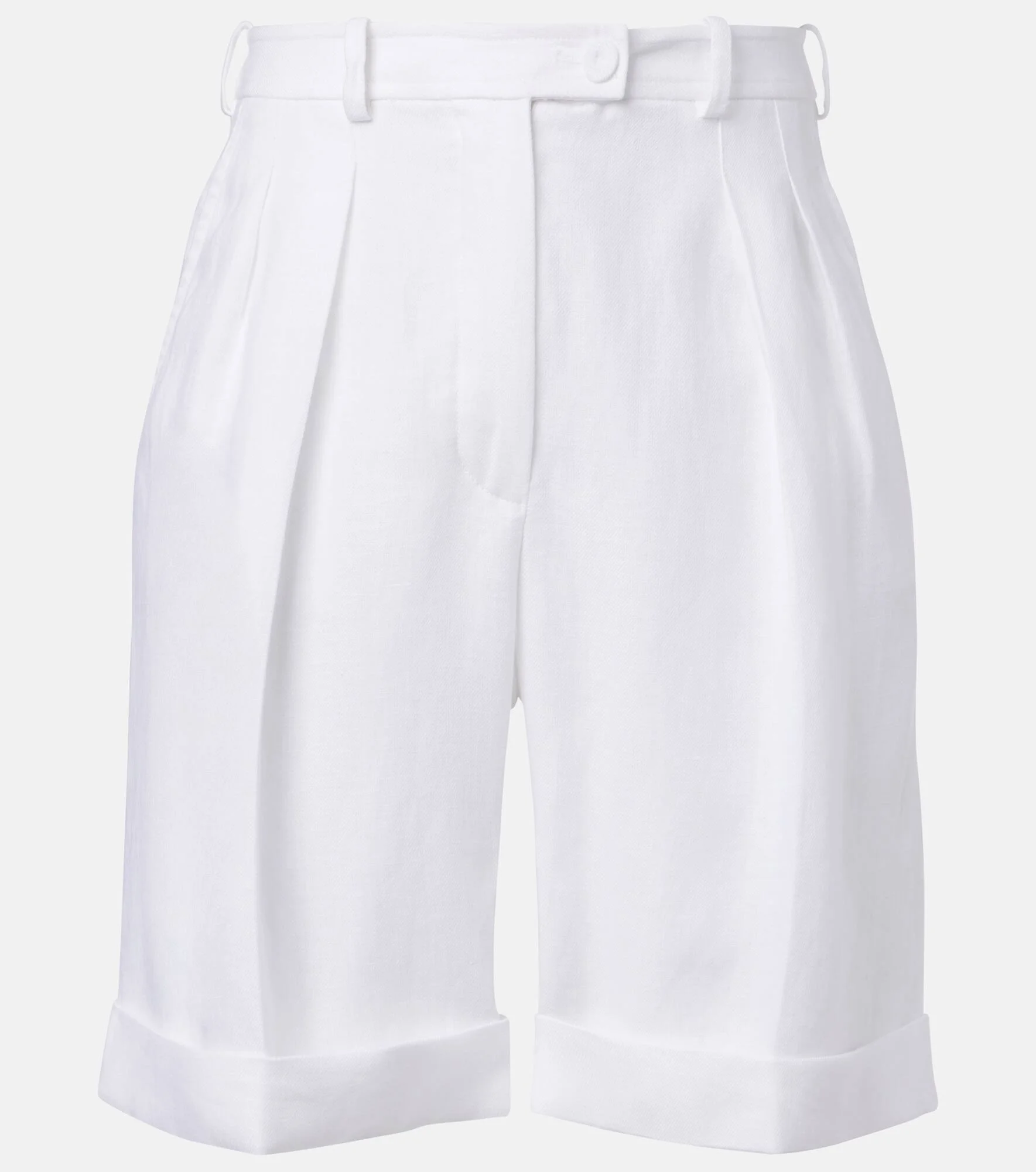 George linen Bermuda shorts - 1