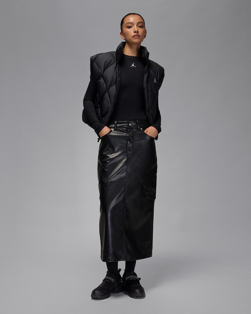 Jordan Flight Chicago Women's Faux Leather Skirt 6