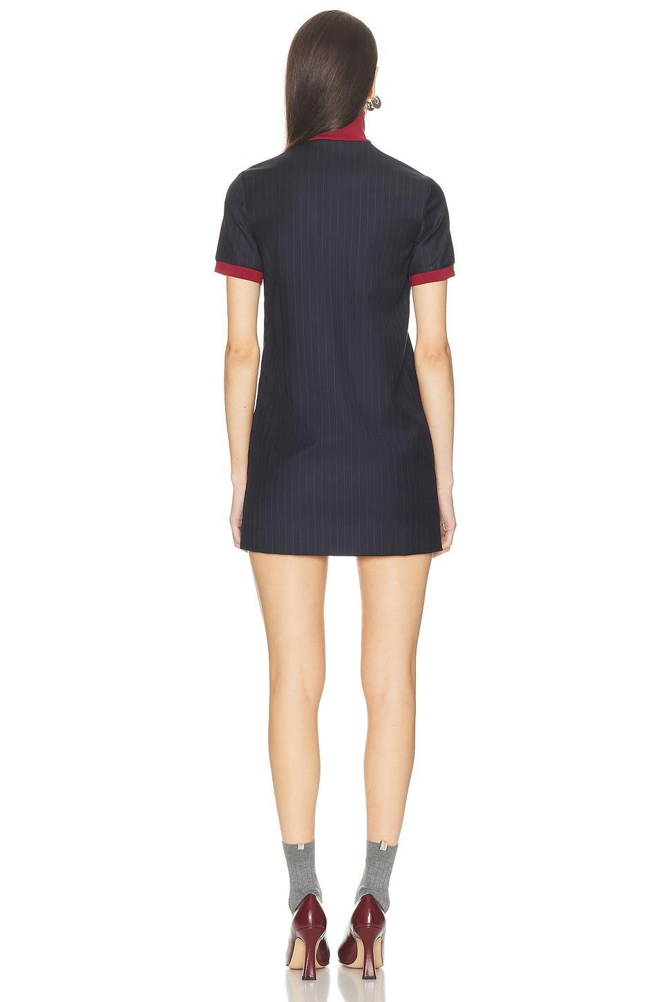 Short Sleeve Mini Dress - 3