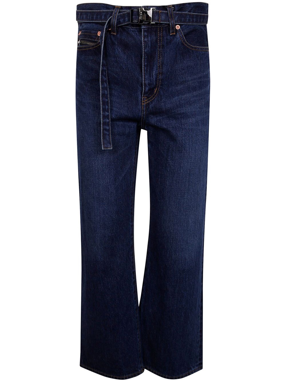 belted jeans - 1