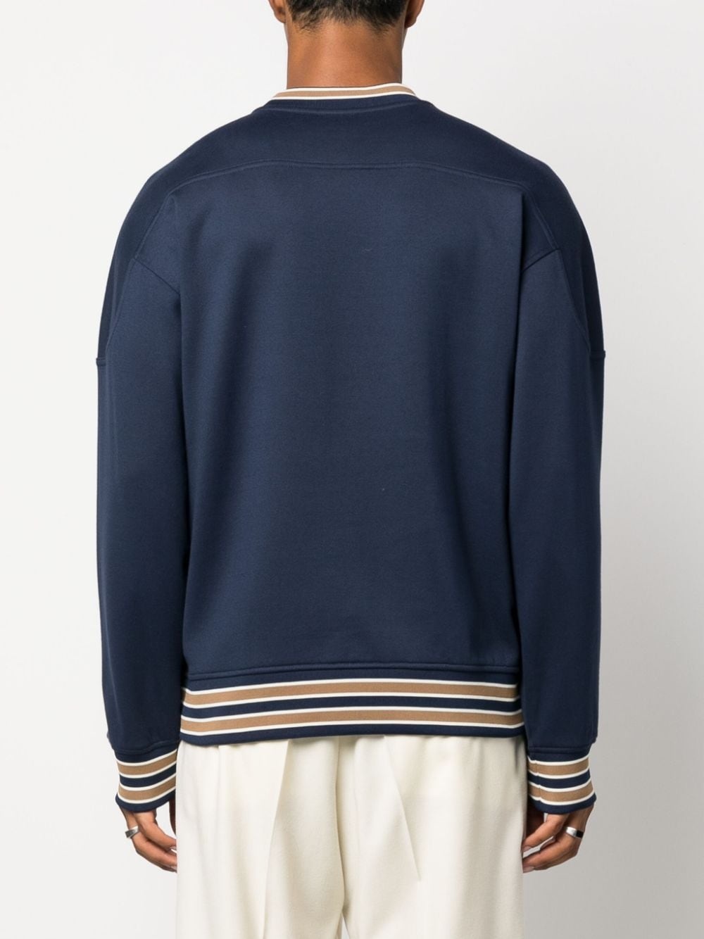 VLogo crew-neck sweatshirt - 4